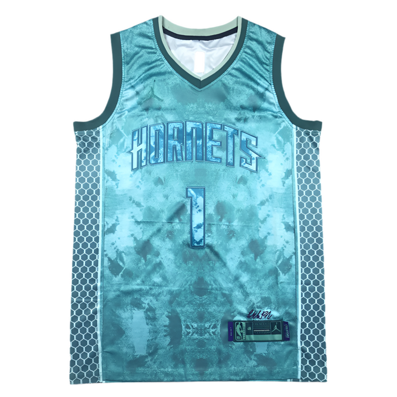 Jersey NBA Charlotte Hornets Lamelo Ball Select Series especial - Azul