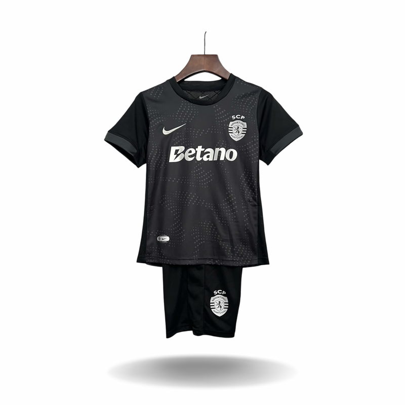 Conjunto Kit Infantil Sporting Guarda Redes Verde 25/26