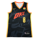 Jarsey NBA Oklahoma Thunder jordan edition shai Preta