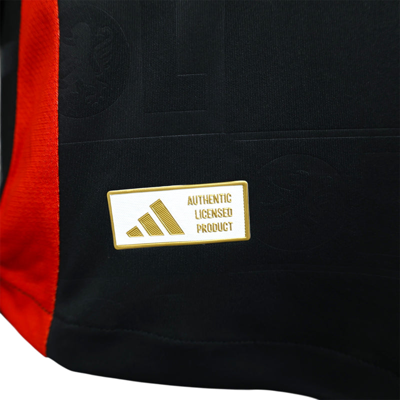 Camisola Olympique Lyon Adidas II 24/25 Versão Jogador Preta