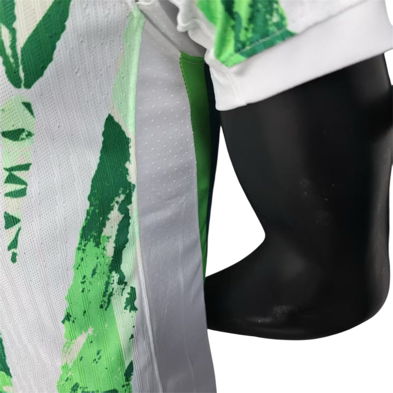 Camisola Jogador Nigéria Edição Especial Nike 25/26 Masculina Branca e Verde